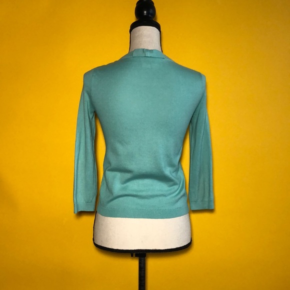 KATE SPADE New York Tiffany blue cardigan sweater - Picture 4 of 10
